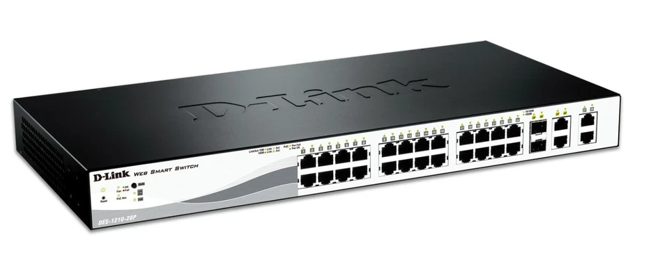 D Link DES 1210 28 Web Smart Switch 28 Port Network Switch - Image 1 of 1