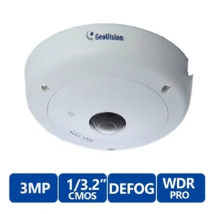 Geovision GV-FE3402 3MP 360-degree Indoor Fisheye IP Security Camera - Picture 1 of 3