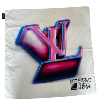 Louis Vuitton LV 3D Bandana x Virgil Auténtico 100% Algodón (Leer Descripción) Foto 1 de 4