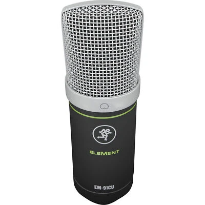 Mackie EM-91CU Element USB Condenser Microphone + Shockmount (AUTHORIZED DEALER) - Image 1 of 4