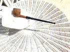 Semi churchwarden unfinished briar pipe