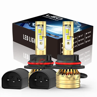 For  Volvo VNL 2000-2003 9007 6000k LED Headlight High/Low Beam Bulbs Kit 2x Foto 1 de 4