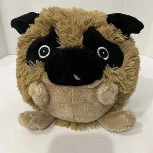 Squishable 2017 Plush Mini Pug Dog Brown Stuffed Animal Puppy  7" - Picture 1 of 5