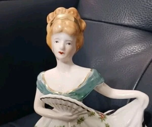 Beautiful Collectible Victorian Lady dancing With Fan figurine - Picture 1 of 20