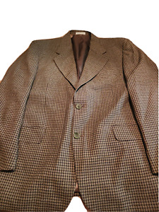 Uomo Ungaro Paris Men's Sz 40C Gray Blue Wool Textured Knit Suit Jacket Blazer