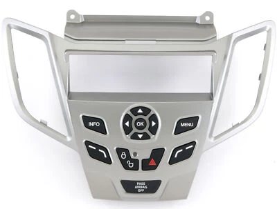 Panel de tablero Metra 99-5825S plateado, 11-Up Fiesta, sin cara plegable Foto 1 de 3