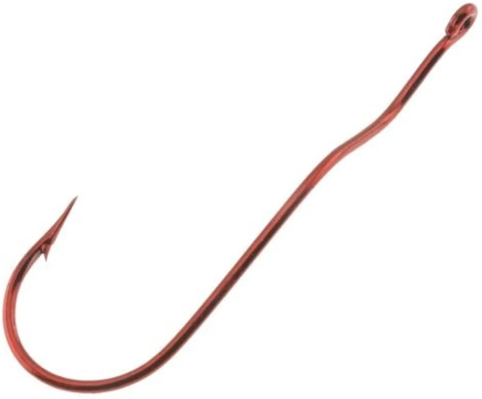 Красные крючки Mr. Crappie Code Snells 5 карат размер 6 крючков с леской MC35X-6 - Изображение 1 из 1