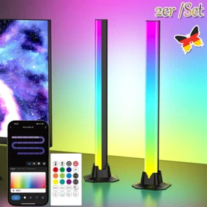2er LED Lightbar TV Hintergrundbeleuchtung RGB Gaming Lampe Ambiente Bar Licht - Bild 1 von 14