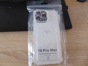 IPHONE 16 PRO MAX --- SCHUTZHÜLLE --- TRANSPARENT --- NEU - Bild 1 von 2