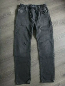 GAP Kids Pull On JEANS denim regular Stretch slim black wash boys 10-11 EUC - Picture 1 of 2