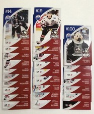 2013-14 Bakersfield Condors ECHL  AHL 26 Card Hockey Team Set SGA 2000 Made 