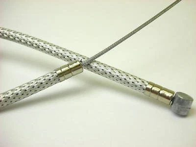 BICYCLE BIKE Brake Cable + Housing Braid Silver NEW TW - Image 1 of 3