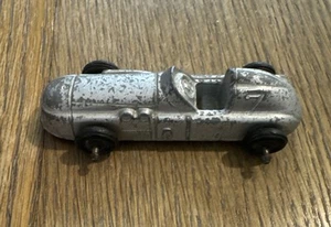 Vintage 1940s Midgetoy Silver Racer Diecast Toy Car Rockford Illinois Good Condi - Picture 1 of 7