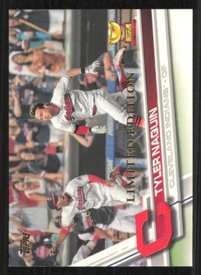 2017 Topps TYLER NAQUIN Limited Edition CLEVELAND INDIANS card 1,000 made #203 - Image 1 of 2