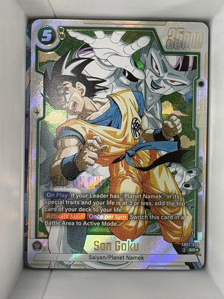 Son Goku SB02-038 Alternate Art Manga Booster 02 Dragon Ball Card English - Image 1 of 1