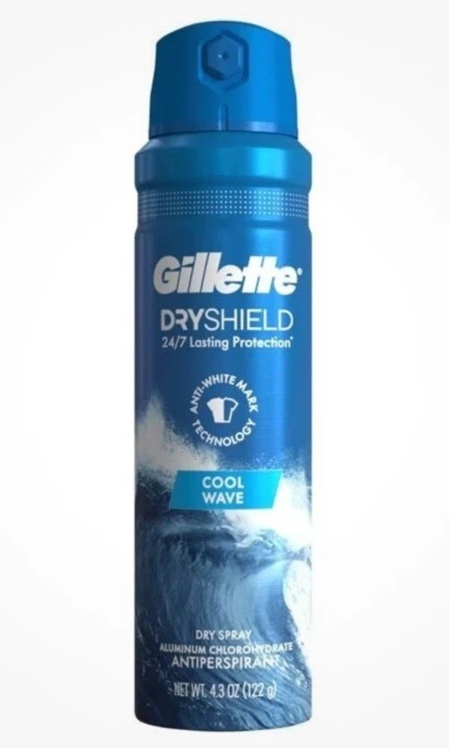 Antitranspirante en aerosol seco Gillette DryShield Cool Wave 4,3 oz Foto 1 de 1