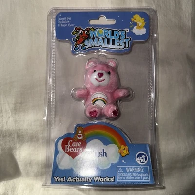 World's Smallest Care Bears Cheer BEAR New - Image 1 of 4