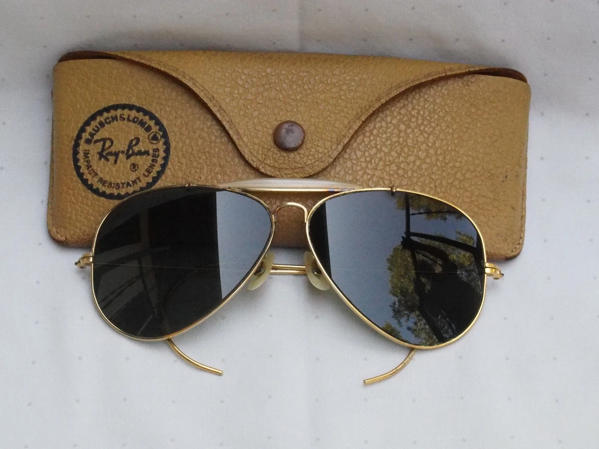 Ray-Ban Gold 1970s Vintage Sunglasses for sale | eBay