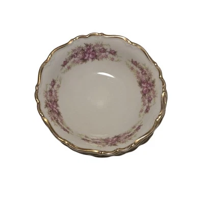 Dresden Rose Bavarian China Berry Bowls #17315 - Image 1 of 3