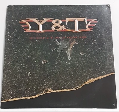 Y & T – Contagious Vinyl Geffen Records – GHS 24142 Club Edition Foto 1 de 4