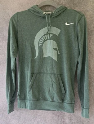 Sudadera con Capucha Michigan State Spartans Para Mujer Verde Medio Nike Sudadera Ligera Sparty Foto 1 de 4