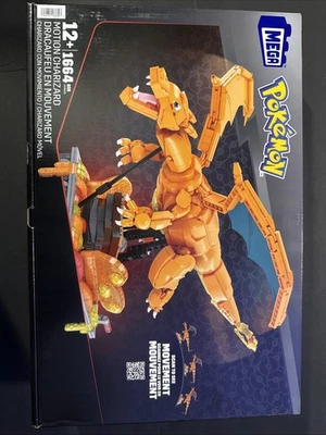 MEGA Pokemon Charizard Kit de Construcción con Juguete de Movimiento 1664 Piezas Bloques HMW05 Foto 1 de 2