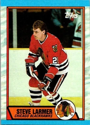 1989-90 Topps #179 Steve Larmer - Image 1 of 2