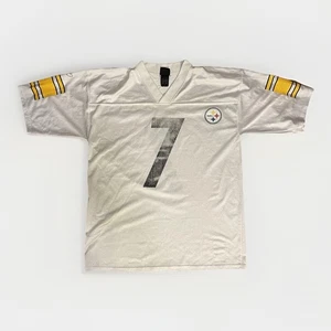 Reebok NFL Ben Roethlisberger #7 Pittsburgh Steelers Trikot weiß Herren L " - Bild 1 von 3