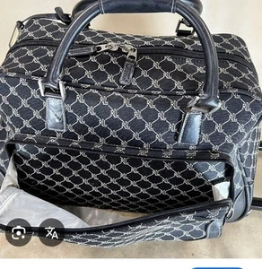 Ralph Lauren RL Series 1000 Monogram Black Luggage 20” Weekender Carry On Duffle - Picture 1 of 15