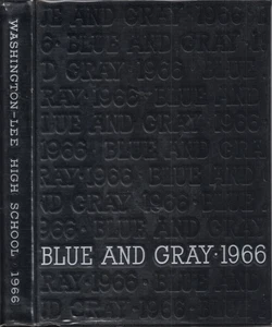 1966 Washington-Lee High School Arlington, Virginia ~ blu e grigio - Foto 1 di 1