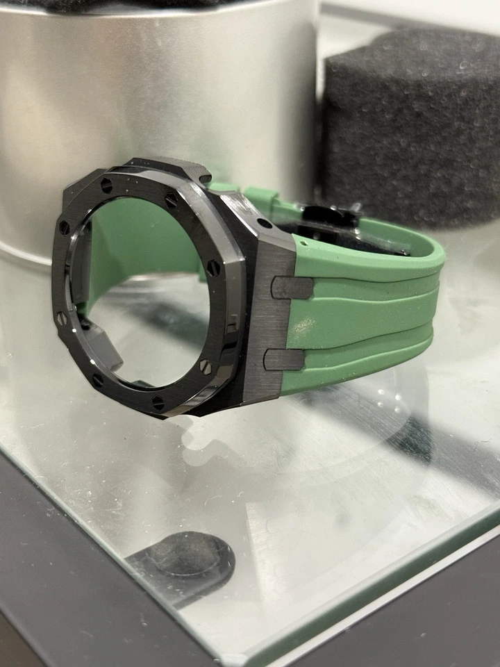 CASIO G-SHOCK GA-2100 Custom Metal Casioak White Rubber Strap From JP