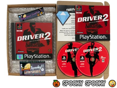 Driver 2 Back on the Streets PS1 - UK PAL VGC CIB with Natural Disc - Tracked - Image 1 of 4