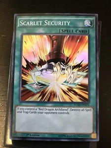 Yugioh! Scarlet Security - LC5D-EN076 - Super Rare - 1st Edition Near Mint, Engl - Picture 1 of 4