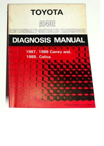 Toyota A140E Transmission Diagnosis Manual 1987 1988 Camry Celica - Foto 1 di 5