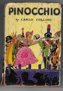 PINOCCHIO by Carlo Collodi Hardcover Book w/ Dust Jacket Grosset & Dunlap USA - Picture 1 of 1