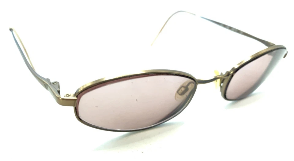 Monturas de gafas de metal ovaladas marrón Emporio Armani 136 1149 49-19 135 Italia Foto 1 de 4