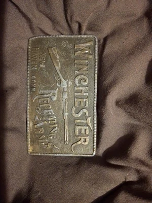 hebilla de cinturón vintage Winchester latón antiguo coleccionable historia Foto 1 de 3