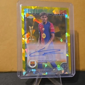 2024-25 Topps Sapphire UEFA Club Competitions Lamine Yamal 09/75 AUTO - Bild 1 von 8