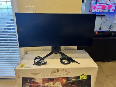 Alienware AW3418DW 34” Curved UltraWide QHD Gaming Monitor 120Hz G-Sync - Image 1 of 4