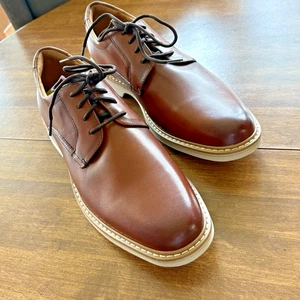 Florsheim Norwalk Plain Toe Oxford Schuhe Herren Cognac Größe 10,5M 13369T-229 Neu - Bild 1 von 9