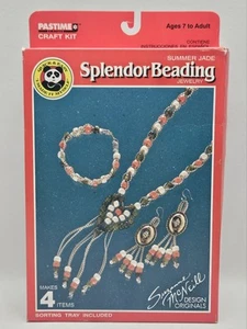 Vintage Pastime Crafts Kit Summer Jade Splendor Beading Suzanne McNeill NEW - Picture 1 of 8