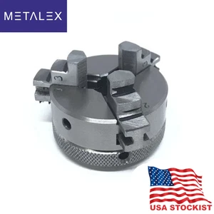 50 mm selbstzentrierendes Mini-Drehfutter 3 Backen umkehrbares Gewinde M14 x ... - Bild 1 von 5