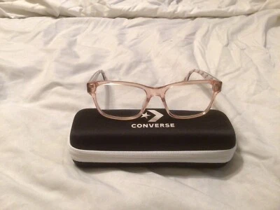 Óculos Converse-Cv5026Y 684 50-16-135 meninas rosa cristal fosco com estojo - Imagem 1 de 4