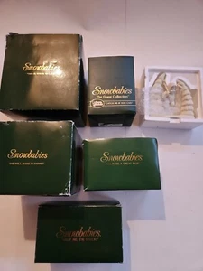 Lot of 6 Dept. 56 Snowbabies Boxes Figures Snow Globe Department - Picture 1 of 15