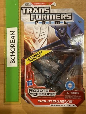 Figura Transformers Prime Robots In Disguise Deluxe Decepticon Soundwave Nueva Foto 1 de 2