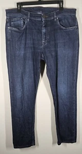 Jeans uomo Ermenegildo Zegna slim dritto 36 (adatto 36W 29L) denim di lusso - Foto 1 di 10