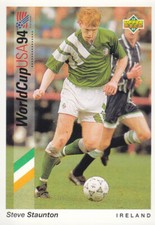 UPPER DECK - FIFA World Cup - USA 94 - Steve Staunton - Republic of Ireland # 99
