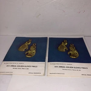 44,45th Annual Golden Gloves Finals Official Programs Feb 25,1971& March 3, 1972 - Picture 1 of 15