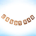 Engagement Party Banner Bunting Garland Valentine Pendant Decoration Candy Cart