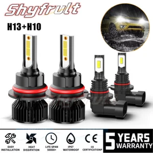 For 2004-2014 Ford F150 9008+9145 Combo 4Pcs LED Bulbs Headlight+Fog Conversion - Foto 1 di 20